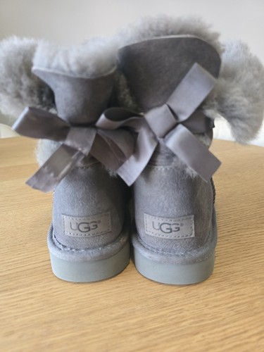 Ugg mini bailey - bow, grey