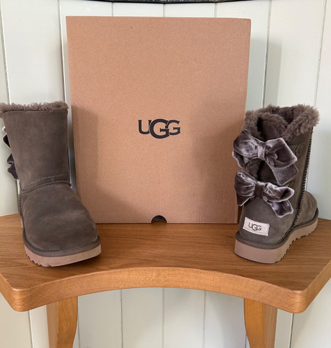 Ugg bailey bow velvet - velvet, ribbon