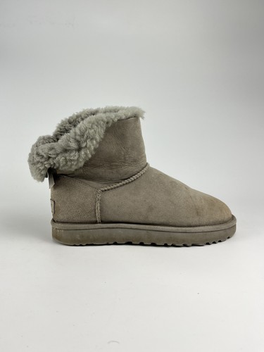 Women grey beige ugg mini - grey, /